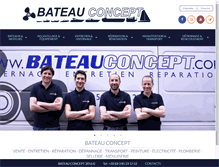 Tablet Screenshot of bateau-concept.com